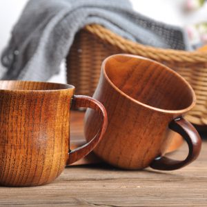 eco-friendly wooden mug