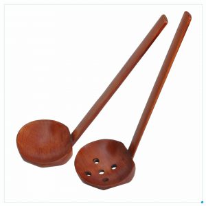 wooden soup & dessert spoons