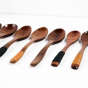 long handled wooden spoons