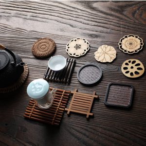 bamboo and coconut coir coasters