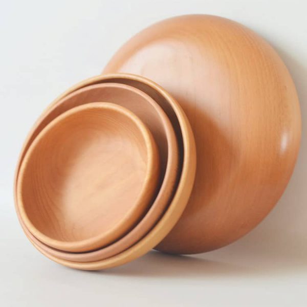 beech wood rice bowl